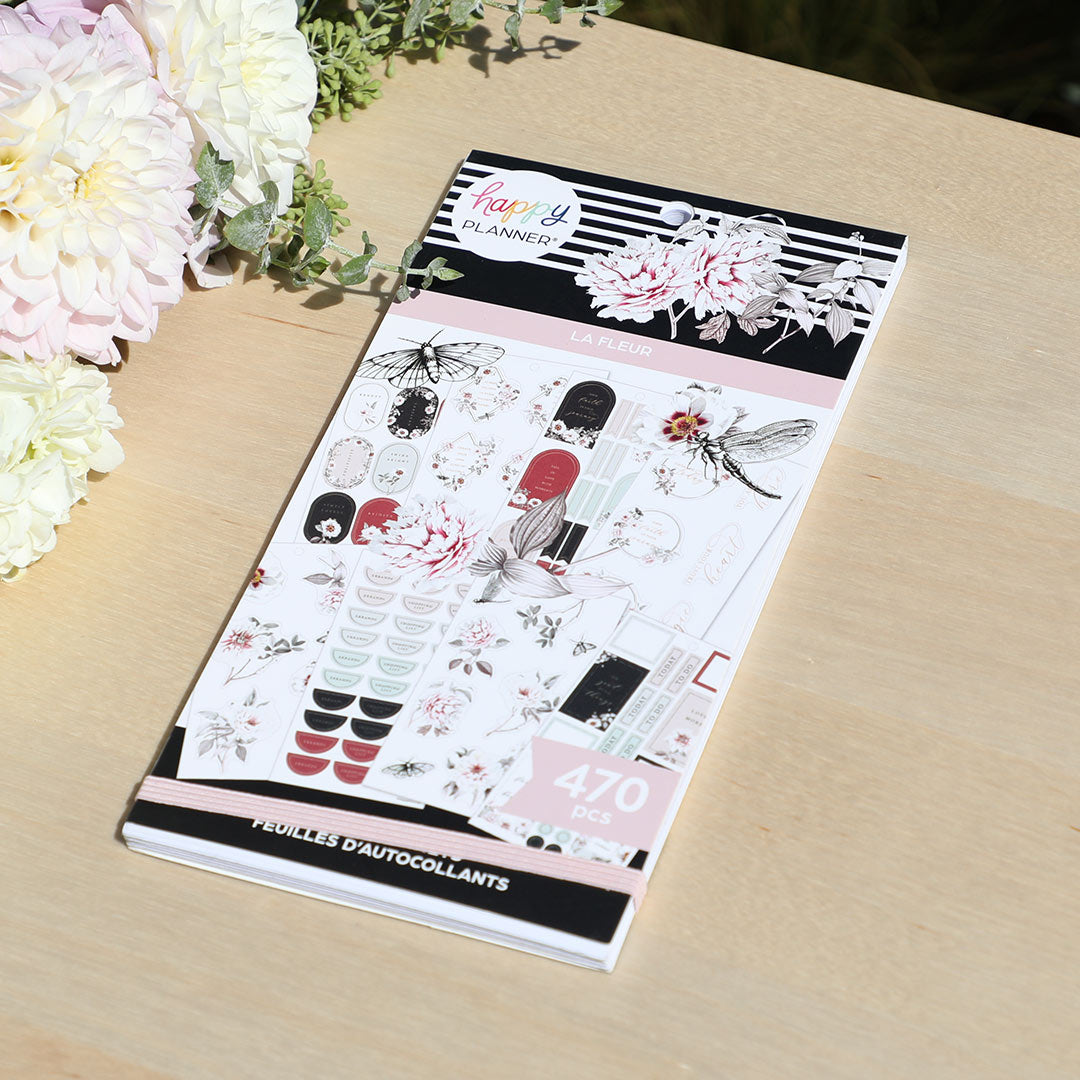 Happy Planner La Fleur Sticker Book Value Pack