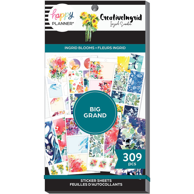 Happy Planner Big Ingrid Blooms CreativeIngrid Sticker Book Value Pack