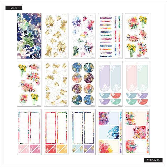 Happy Planner Big Ingrid Blooms CreativeIngrid Sticker Book Value Pack