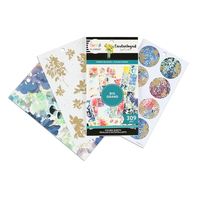 Happy Planner Big Ingrid Blooms CreativeIngrid Sticker Book Value Pack