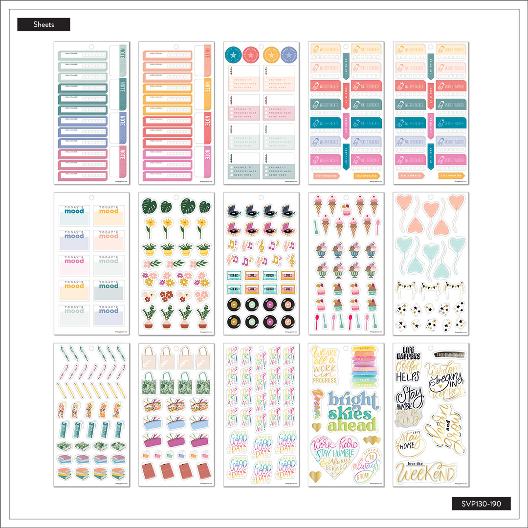 Happy Planner Big Colour Story Sticker Book Value Pack