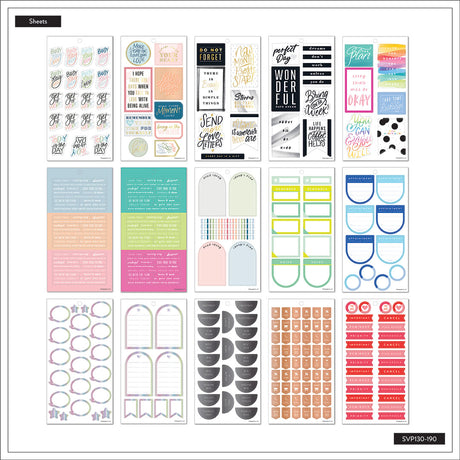 Happy Planner Big Colour Story Sticker Book Value Pack