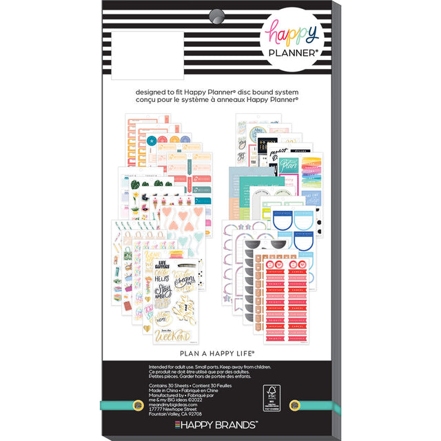 Happy Planner Big Colour Story Sticker Book Value Pack