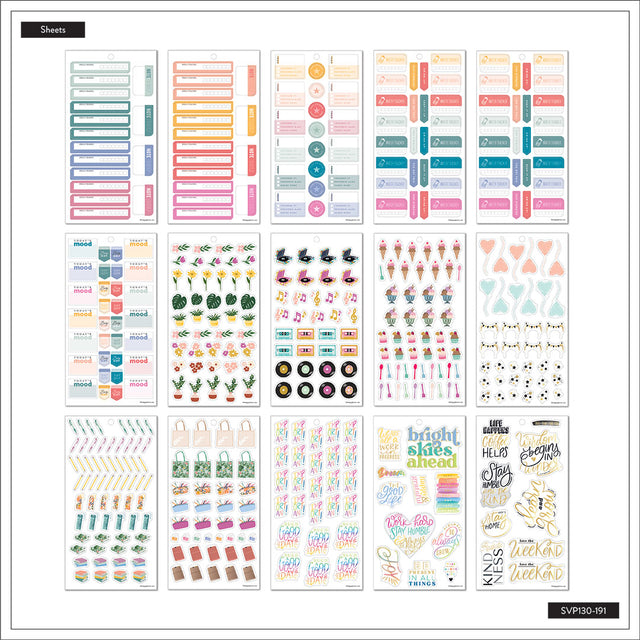 Happy Planner Colour Story Sticker Book Value Pack