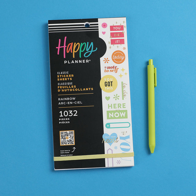 Happy Planner Rainbow Stickers