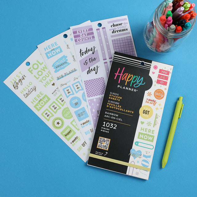 Happy Planner Rainbow Stickers