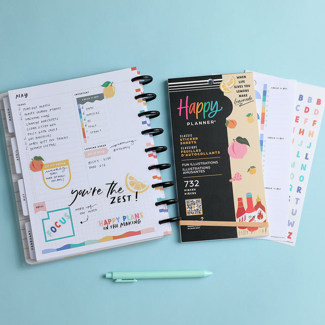 Happy Planner Fun Illustrations Stickers