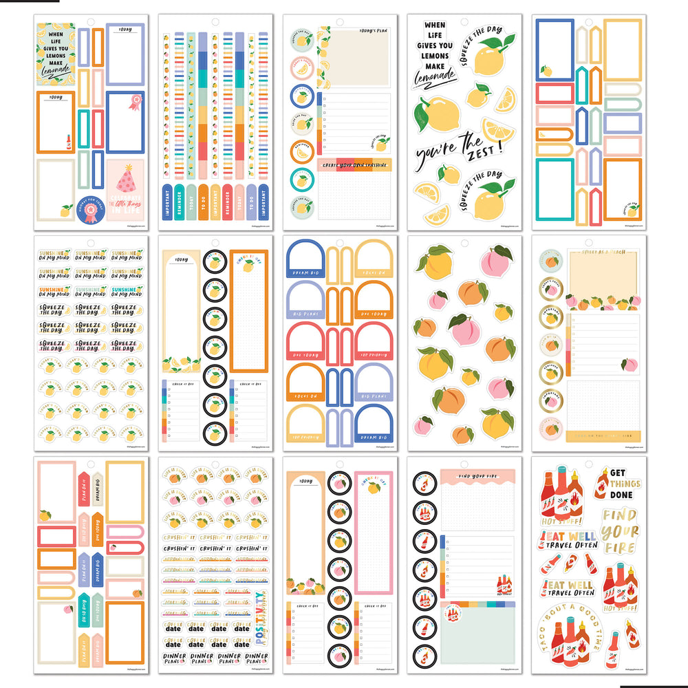Happy Planner Fun Illustrations CLASSIC Sticker Book Value Pack