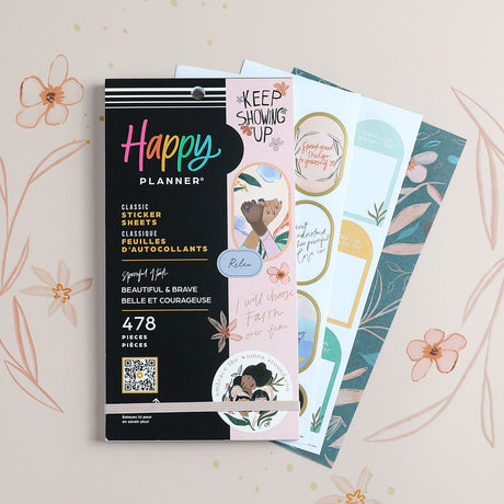 Happy Planner Beautiful & Brave Stickers Spoonfull of faith