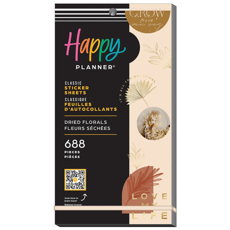 Happy Planner Dried Florals Sticker Book