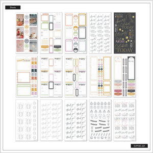 Happy Planner Lets Party Sticker Book sheets