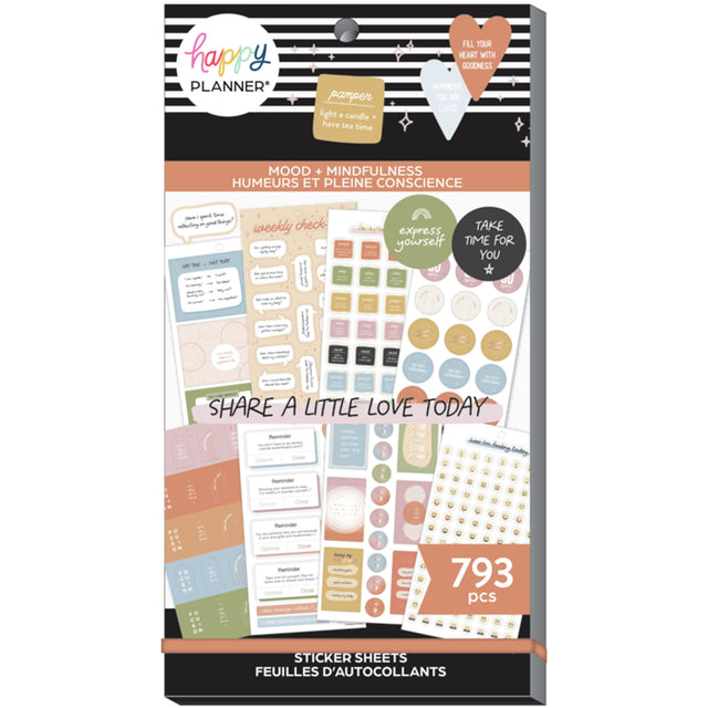 Happy Planner Moods Mindfulness Sticker Book