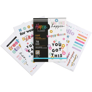 Happy Planner Brights Large Sticker Book Value Pack