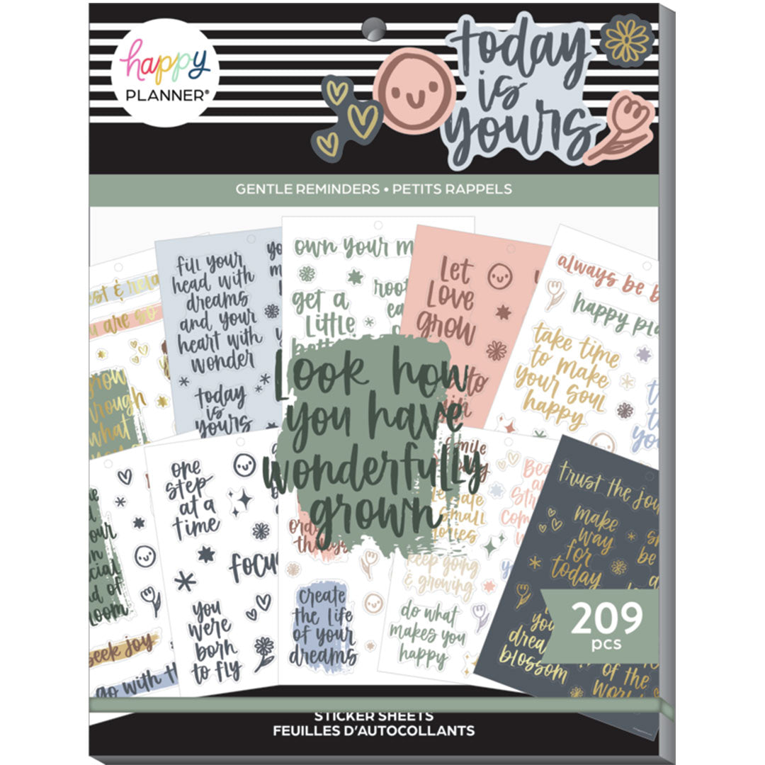 Happy Planner Gentle Reminders Large Sticker Book
