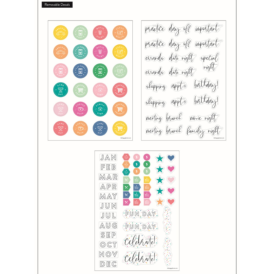 Happy Planner Dry Erase Removable Decals-To Do, 96/PK