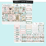 Flowers Flutter Hobonichi Cousins Weekly Sticker Kit