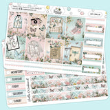 Flowers Flutter Hobonichi Cousins Weekly Sticker Kit