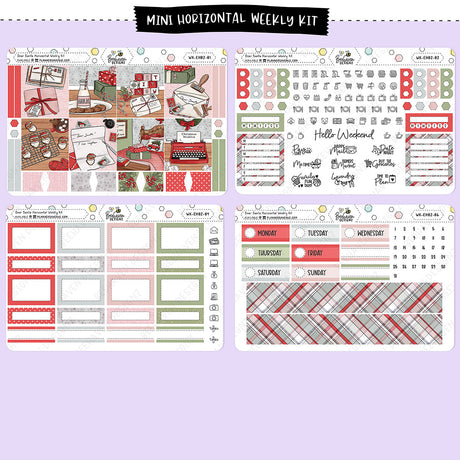 Dear Santa Horizontal Weekly Sticker Kit