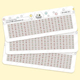 Love Song Planner Washi Stickers