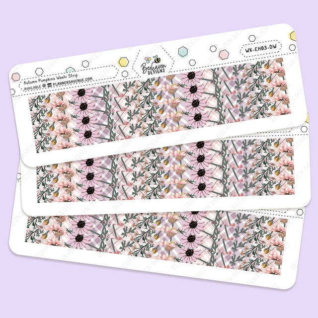 Autumn Pumpkin Planner Washi Stickers