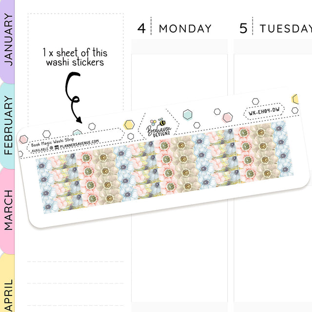 Book Magic Planner Washi Stickers