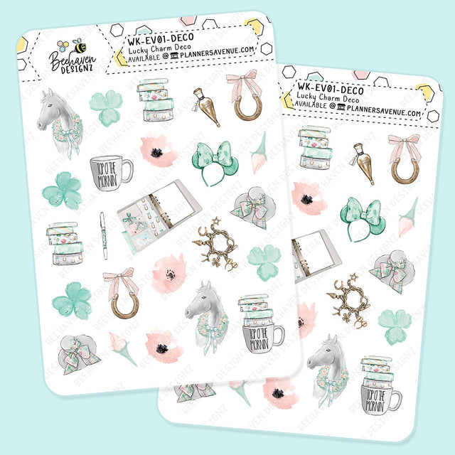 Lucky Charm Decorative Planner Sticker