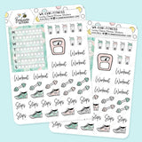 Lucky Charm Fitness Planner Stickers