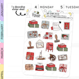 Dear Santa Decorative Planner Sticker