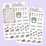 Dear Santa Fitness Planner Stickers