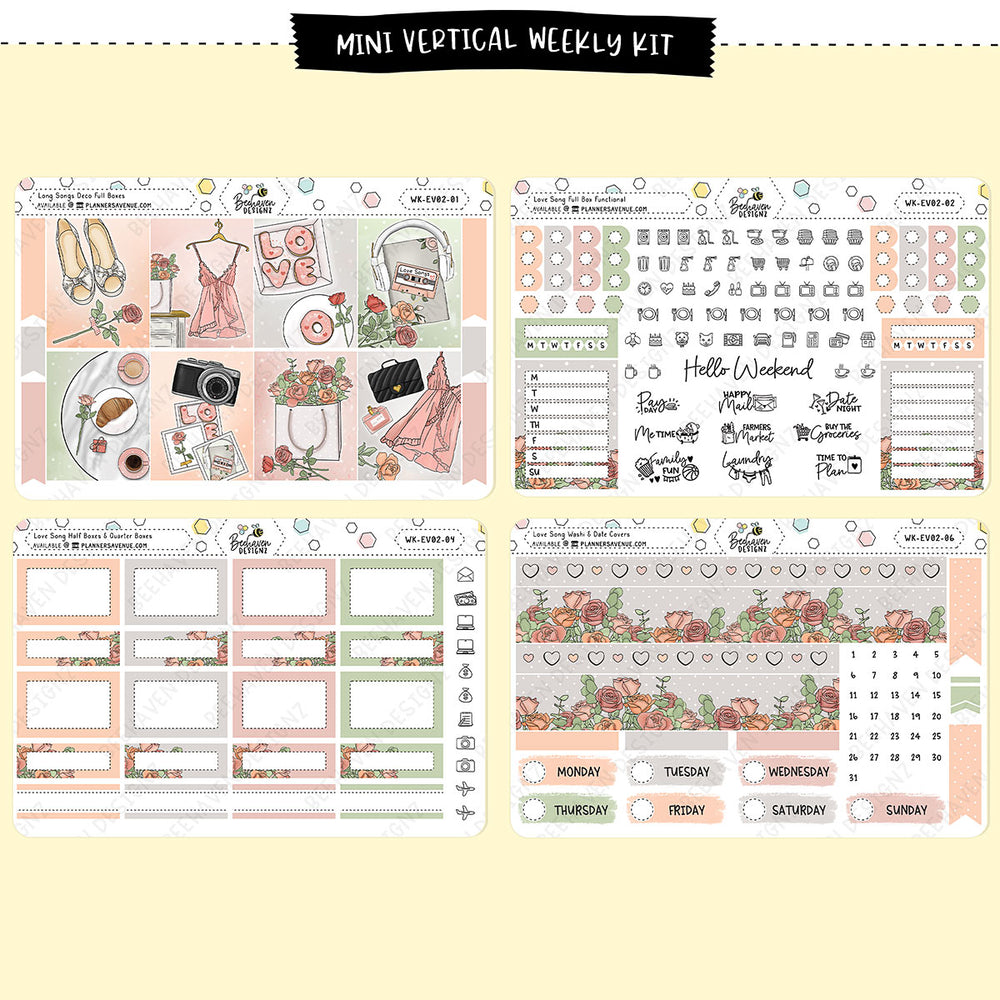 Love Song Vertical Weekly Kit