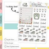 Love Song Fitness Planner Stickers