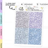 Winter Friends Glitter Header Stickers