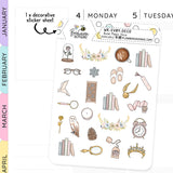 Book Magic Decorative Planner Sticker