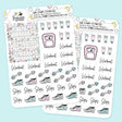 Winters Here Fitness Planner Stickers