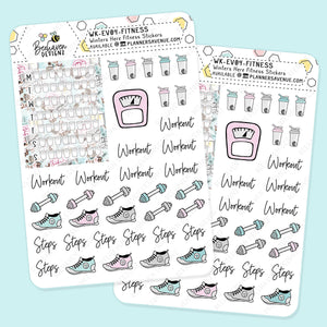 Winters Here Fitness Planner Stickers