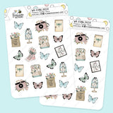 Flowers Flutter Decorative Planner Sticker