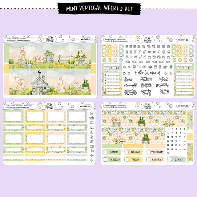 Bunny Season Vertical Weekly Kit