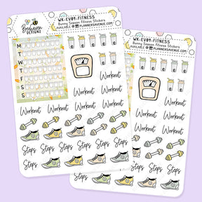Bunny Season Fitness Stickers