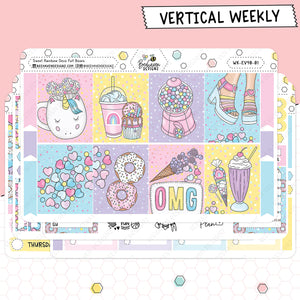 Sweet Rainbow Vertical Weekly Kit