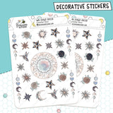 Celestial Decorative Planner Sticker