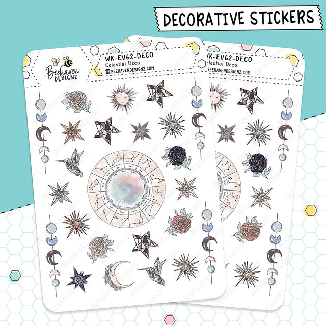 Celestial Decorative Planner Sticker