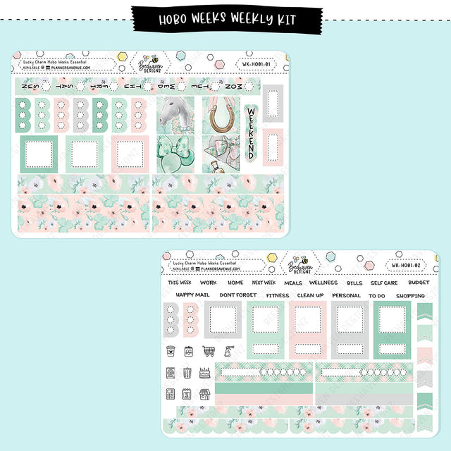 Lucky Charm Hobonichi Weeks Sticker Kit