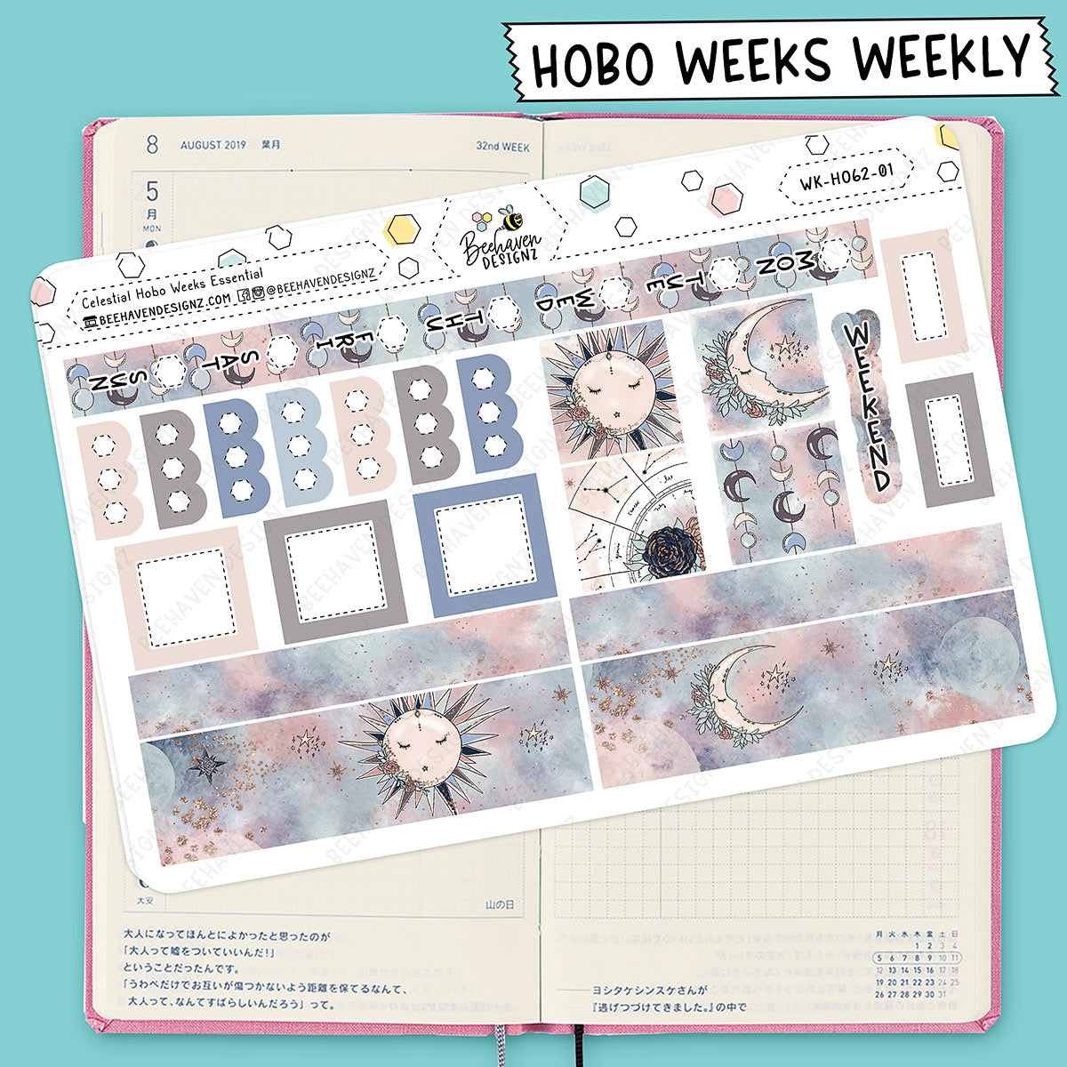 Celestial Hobo Weeks Stickers Essentials