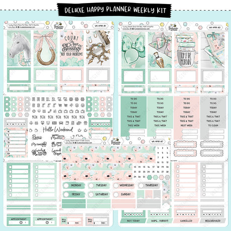 Lucky Charm Happy Planner Weekly Kit