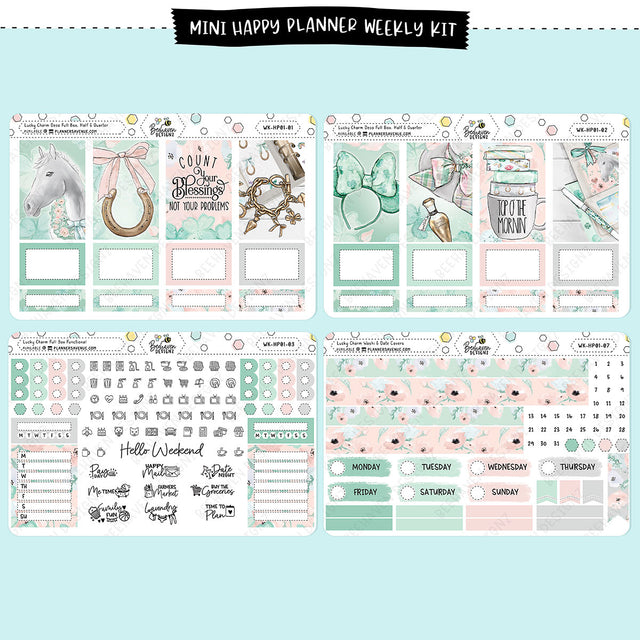 Lucky Charm Happy Planner Weekly Kit