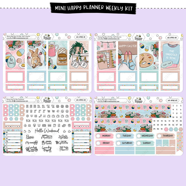 Bunny Hop Happy Planner Weekly Kit