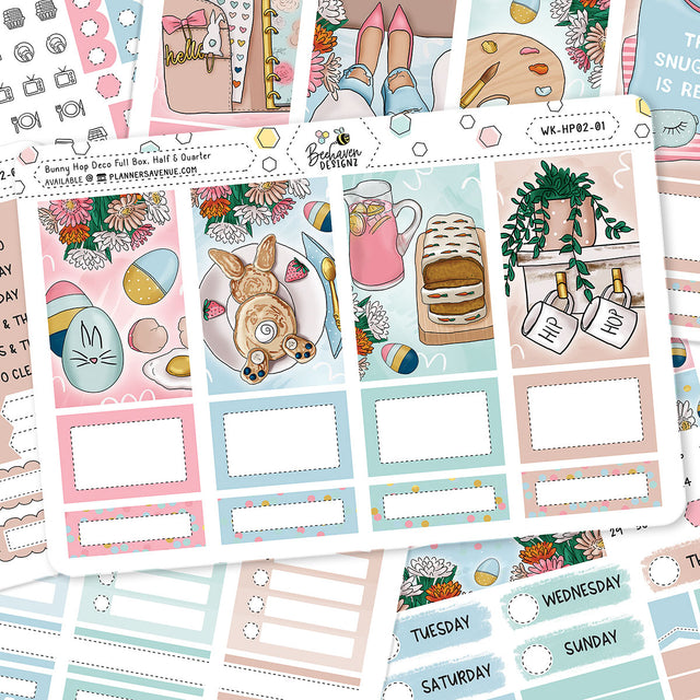 Bunny Hop Happy Planner Weekly Kit