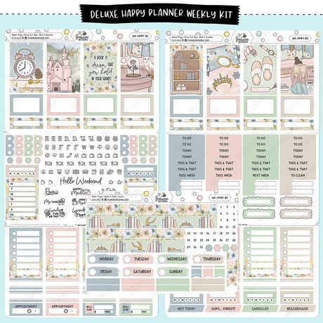 Book Magic Happy Planner Stickers Weekly Kit