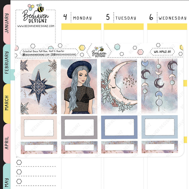 Celestial Happy Planner Weekly Kit