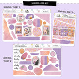 Crystal Cactus Journaling Sticker Kit